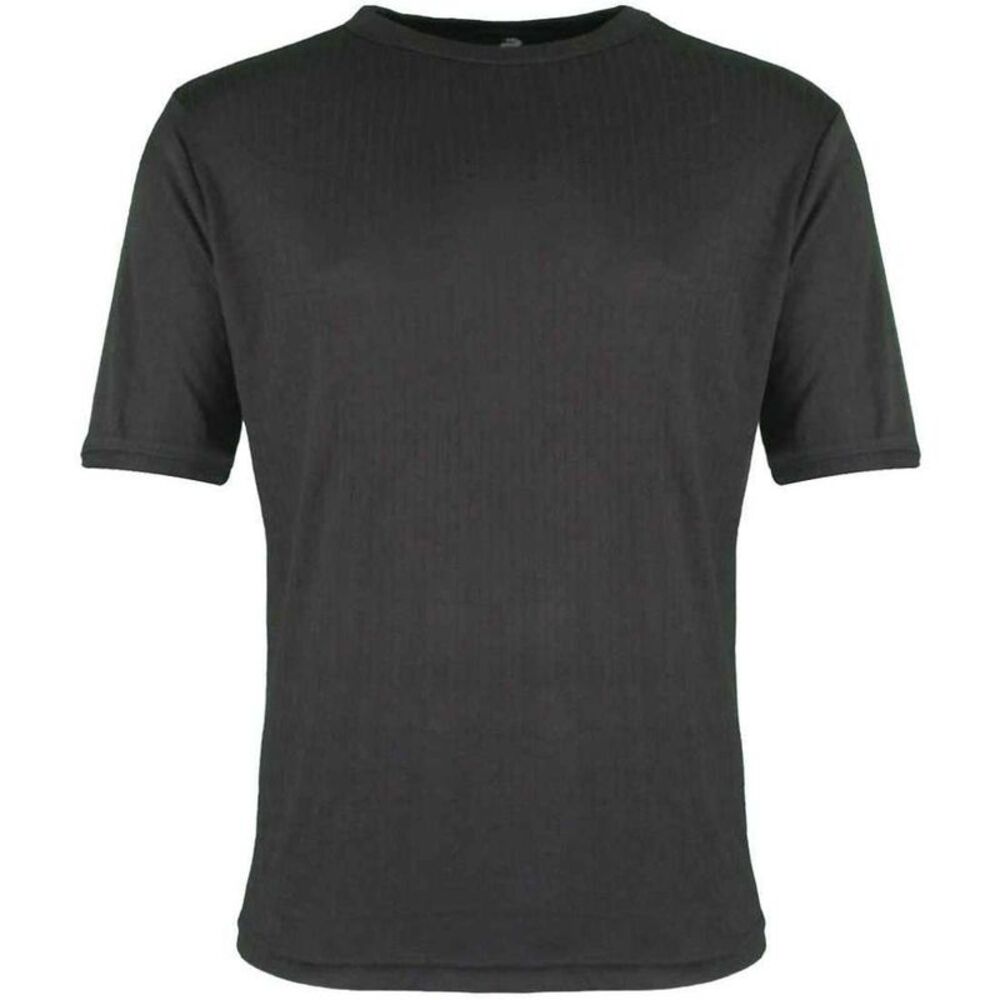 Warrior Mens Thermal Short-Sleeved T-Shirt / Black